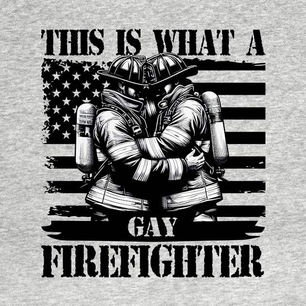 This is What a Gay Firefighter Looks Like LGBT Pride by cyryley